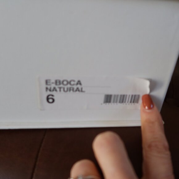 Elizabeth and James "Boca" tall platform wedge sandals/shoes size 6B raffia/jute - Picture 15 of 16